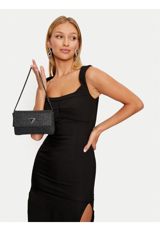 Guess Torebka HWRB93 50700 Czarny. Kolor: czarny. Materiał: skórzane