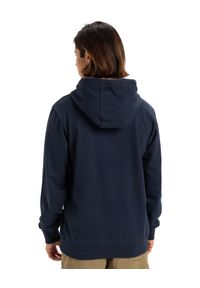 Quiksilver - Bluza z kapturem dla Mężczyzn TYPED OUT Czarny. Typ kołnierza: kaptur. Kolor: niebieski. Materiał: materiał, poliester, bawełna. Długość rękawa: długi rękaw. Długość: długie