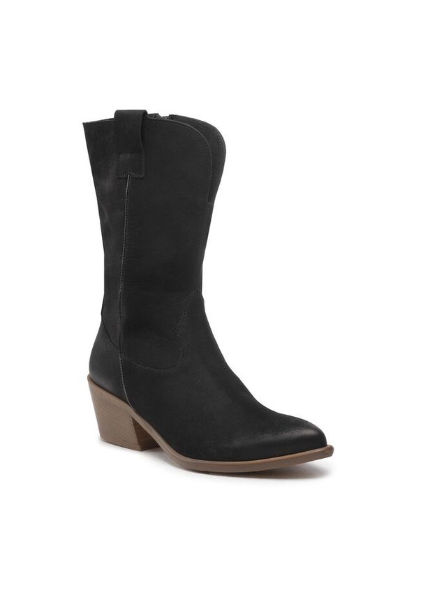 Botki R.Polański. Kolor: czarny