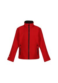 Regatta - Kurtka Dziecięca Ablaze 2 Layer Soft Shell Jacket. Kolor: czerwony, wielokolorowy, czarny #1