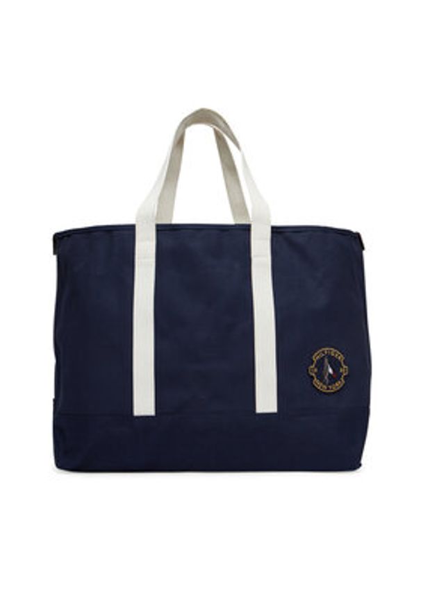 TOMMY HILFIGER - Tommy Hilfiger Torebka Th Summer Tote AM0AM13557 Granatowy. Kolor: niebieski