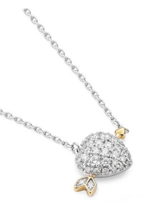 Swarovski Naszyjnik Idyllia 5737291 Srebrny. Materiał: metalowe. Kolor: srebrny