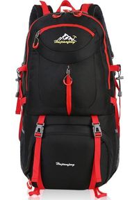 Plecak turystyczny RG Camp trekkingowy na wycieczki w góry Everest 50L czarny. Kolor: czarny
