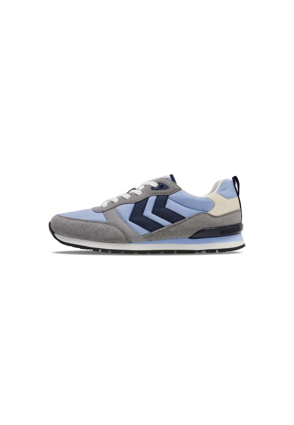 Sneakersy Hummel Monaco 86. Kolor: niebieski. Materiał: syntetyk, zamsz. Szerokość cholewki: normalna