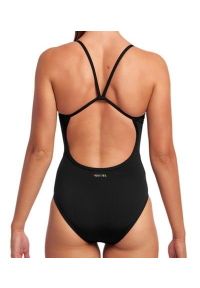 FUNKITA - Funkita STILL BLACK - damski kostium do pływania Single Strap. Kolor: czarny
