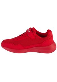 LOTTO - Buty dziecięce na rzep Lotto CONNECT OC K. Zapięcie: rzepy. Kolor: czerwony. Materiał: syntetyk, tkanina, materiał. Sport: turystyka piesza