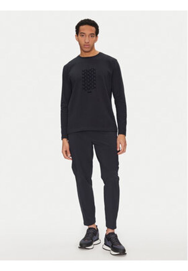 BOSS Spodnie materiałowe T_Urbanex-CargoLight 50508339 Granatowy Tapered Fit. Kolor: niebieski. Materiał: syntetyk