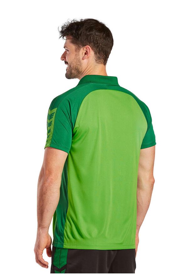ERIMA - Polo Erima Six Wings. Typ kołnierza: polo. Kolor: zielony. Materiał: materiał
