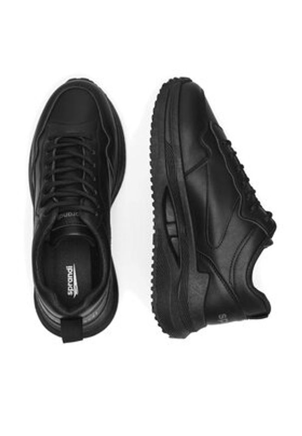 Sprandi Sneakersy WFA2457-1 Czarny. Kolor: czarny. Materiał: syntetyk