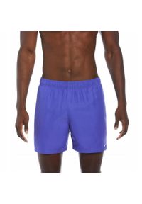 Nike - Męskie Szorty Kąpielowe Volley Essential. Kolor: fioletowy. Styl: sportowy