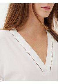 Vero Moda Bluzka Bella 10327551 Biały Regular Fit. Kolor: biały. Materiał: wiskoza #7