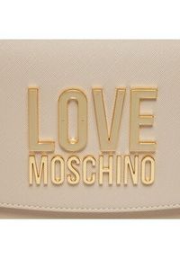 Love Moschino - LOVE MOSCHINO Torebka JC4209PP1ILQ111A Beżowy. Kolor: beżowy. Materiał: skórzane