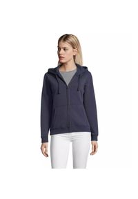 SOL'S - Damska bluza zapinana na zamek Sol's Spike. Kolor: niebieski #1