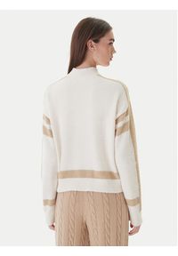 Guess Golf W5BR78 Z4242 Écru Relaxed Fit. Typ kołnierza: golf. Materiał: syntetyk