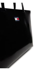 Tommy Jeans Torebka Tjw Must Tote AW0AW18069 Czarny. Kolor: czarny. Materiał: skórzane #5