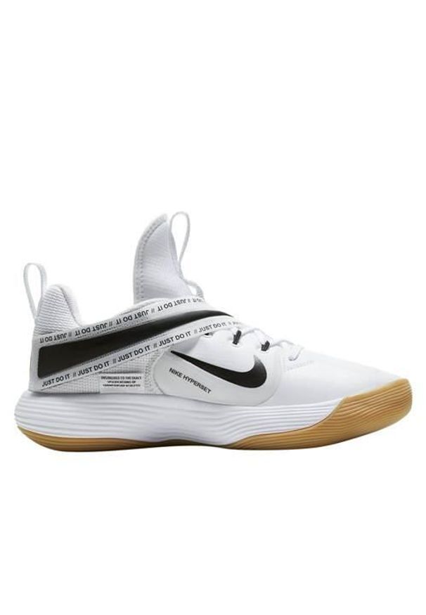 Buty siatkarskie męskie Nike React Hyperset. Zapięcie: sznurówki. Kolor: biały. Materiał: syntetyk, tkanina, materiał. Szerokość cholewki: normalna