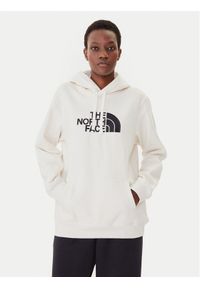 The North Face Bluza Drew Peak NF0A89EH Beżowy Regular Fit. Kolor: beżowy. Materiał: bawełna