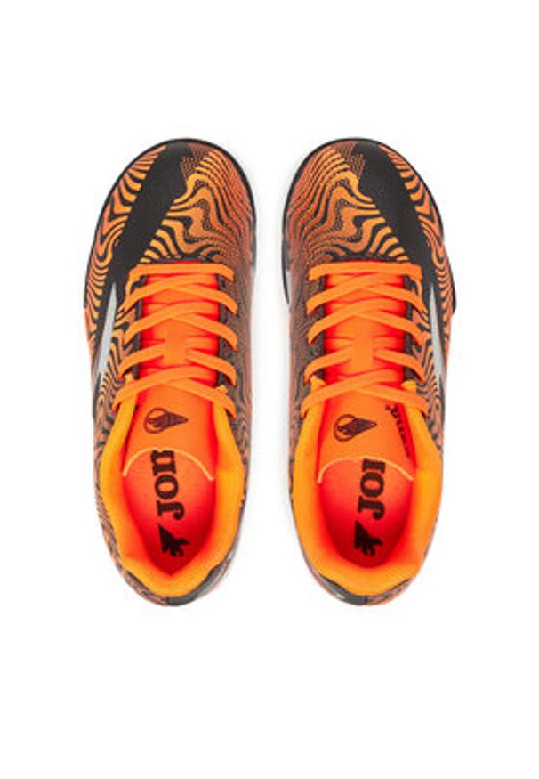 Joma Buty do piłki nożnej Evolutiion Jr 2501 EVJS2501TF Czarny. Kolor: czarny. Materiał: skóra