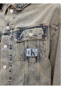 Calvin Klein Jeans Kurtka jeansowa J20J222501 Niebieski Boxy Fit. Kolor: niebieski. Materiał: bawełna