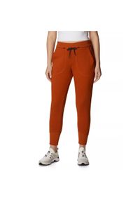 columbia - Spodnie turystyczne damskie Columbia Lodge Knit Jogger. Kolor: pomarańczowy, wielokolorowy, żółty. Sezon: lato. Sport: turystyka piesza