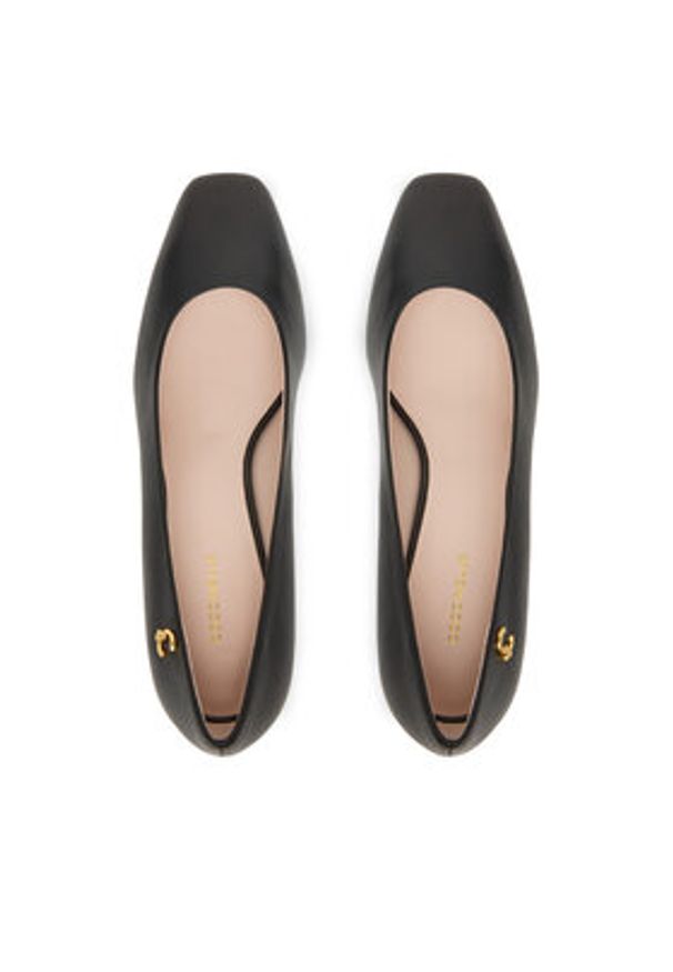 Coccinelle Czółenka E4 U1K 13 01 01 Czarny. Kolor: czarny. Materiał: skóra