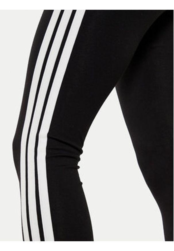 Adidas - adidas Legginsy Essentials 3-Stripes JE0072 Czarny Slim Fit. Kolor: czarny. Materiał: bawełna