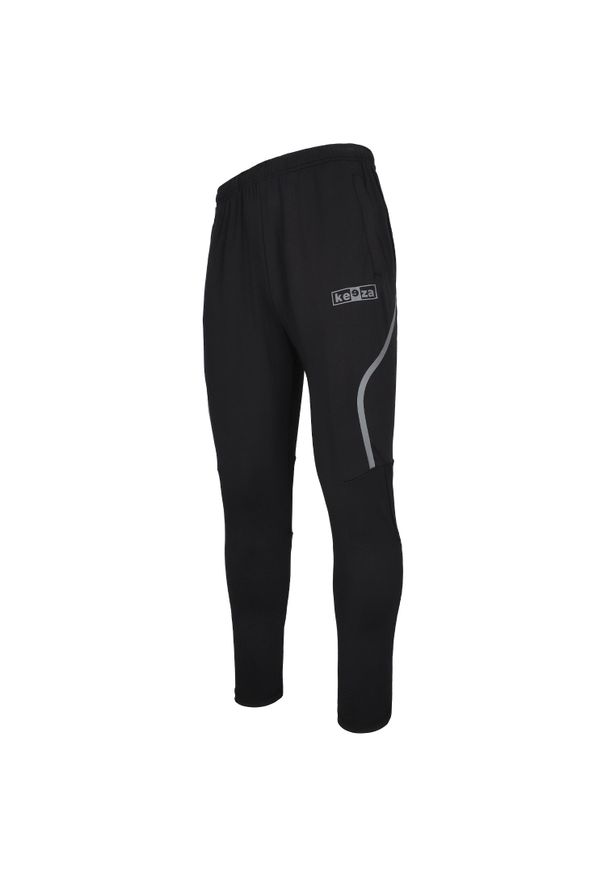 KEEZA - Spodnie treningowe Keeza Totti. Kolor: czarny. Sport: piłka nożna