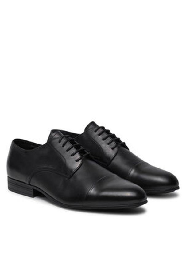 Calvin Klein Półbuty HM0HM01540 Czarny. Kolor: czarny. Materiał: skóra