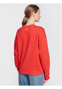 BOSS - Boss Bluza Ecaisa_College 50479959 Czerwony Regular Fit. Kolor: czerwony. Materiał: bawełna #5