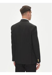 Karl Lagerfeld - KARL LAGERFELD Marynarka 155102 552037 Czarny Slim Fit. Typ kołnierza: dekolt w karo. Kolor: czarny #9