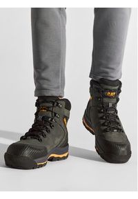 CAT Footwear Trapery Munising 6'' CT S3 P720161 Szary. Kolor: szary. Materiał: nubuk, skóra #5