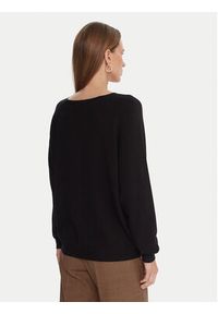 Kontatto Sweter 3M0820C Czarny Regular Fit. Kolor: czarny. Materiał: syntetyk, wiskoza #4