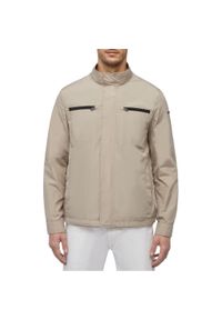 Geox - Kurtka GEOX M JHARROD SHORT JKT Beżowy. Kolor: beżowy. Materiał: tkanina #1