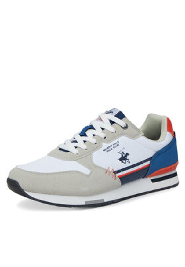 Beverly Hills Polo Club Sneakersy V5-6414 Beżowy. Kolor: beżowy. Materiał: syntetyk, materiał