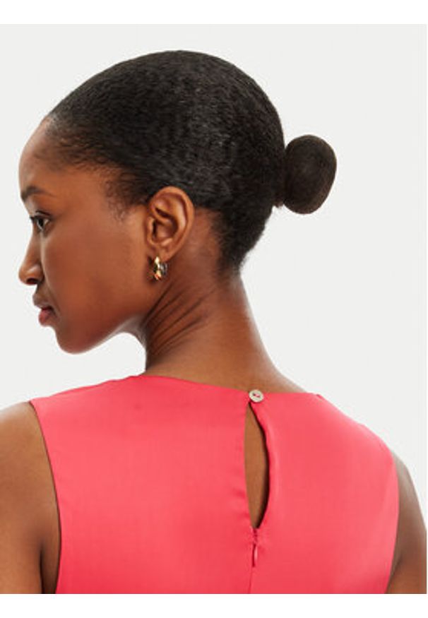 Rinascimento Sukienka wieczorowa CFC0122455003 Różowy Regular Fit. Kolor: różowy. Materiał: syntetyk. Styl: wizytowy