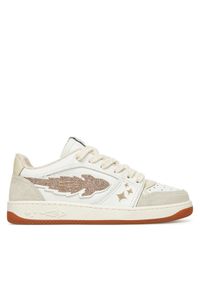 Enterprise Japan Sneakersy BB5007 PX214 Biały. Kolor: biały. Materiał: skóra