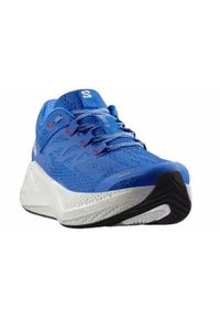 salomon - Buty do biegania męskie Salomon Aero Glide 3. Kolor: niebieski. Materiał: materiał, syntetyk. Szerokość cholewki: normalna