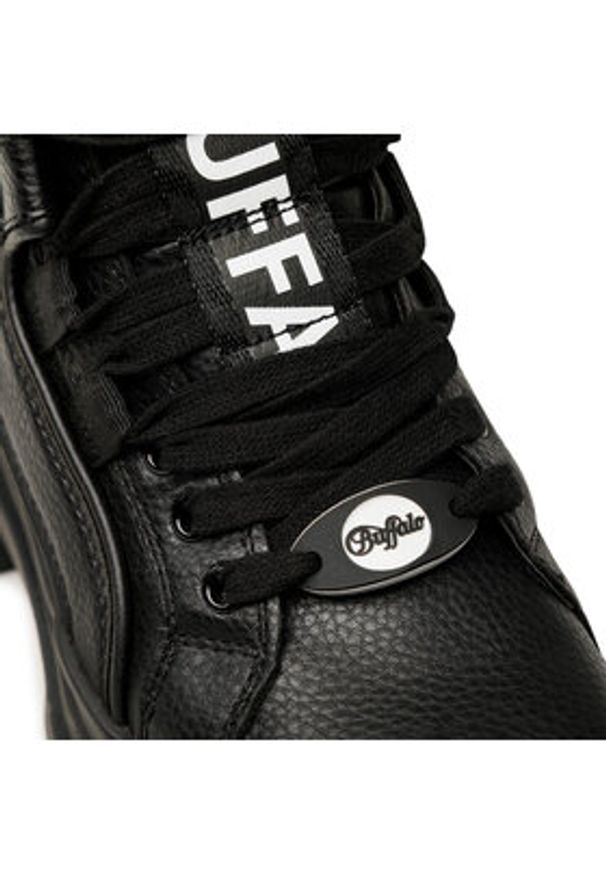 Buffalo Trzewiki Aspha Nc Mid BN16220451 Czarny. Kolor: czarny. Materiał: skóra