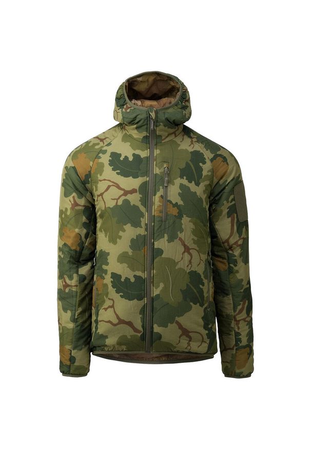 Kurtka ocieplana męska Helikon-Tex Wolfhound Hoodie. Kolor: brązowy, zielony, wielokolorowy. Sport: turystyka piesza