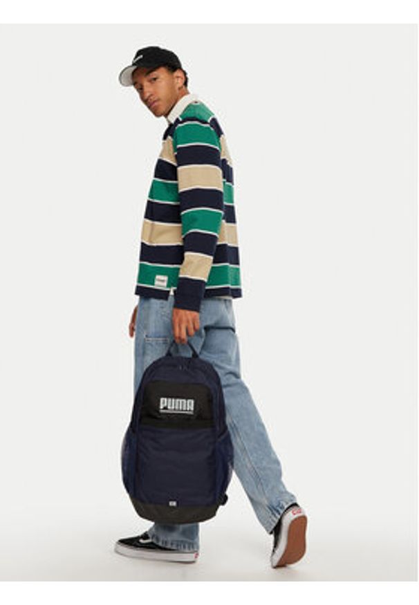 Puma Plecak Plus Backpack 079615 05 Granatowy. Kolor: niebieski. Materiał: materiał