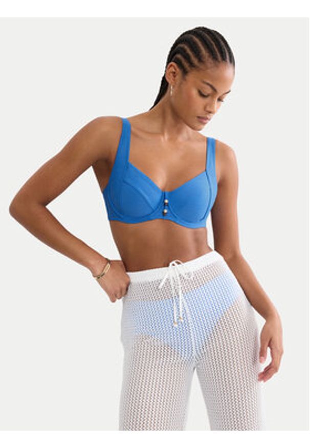 Triumph Góra od bikini Summer Dune W 01 10226487 Niebieski. Kolor: niebieski. Materiał: syntetyk
