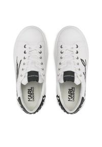 Karl Lagerfeld - KARL LAGERFELD Sneakersy KL62572 Biały. Kolor: biały. Materiał: skóra