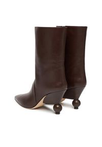 Weekend Max Mara Botki Rollio 2525796055600 Brązowy. Kolor: brązowy. Materiał: skóra #6