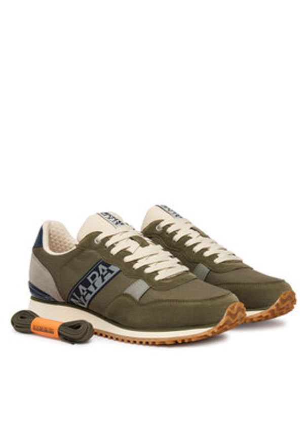 Napapijri Sneakersy NP0A8B9N Zielony. Kolor: zielony. Materiał: zamsz, skóra