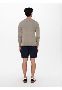 Only & Sons Sweter 22006806 Szary Regular Fit. Kolor: szary. Materiał: bawełna