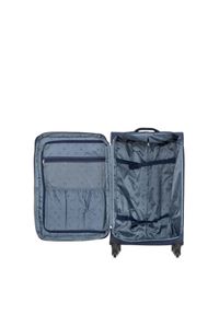 Ochnik - Komplet walizek na kółkach 19'/24'/28'. Kolor: niebieski. Materiał: materiał, nylon, poliester #12