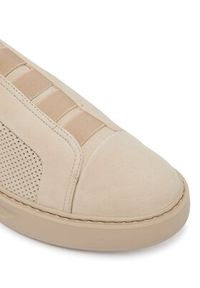 Fabi Sneakersy FU1326.A02ZIPCVG051 Écru. Kolor: kremowy. Materiał: skóra, zamsz #6