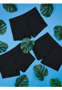 Sinsay - Bokserki Classic 3 pack - czarny. Kolor: czarny. Materiał: bawełna, elastan