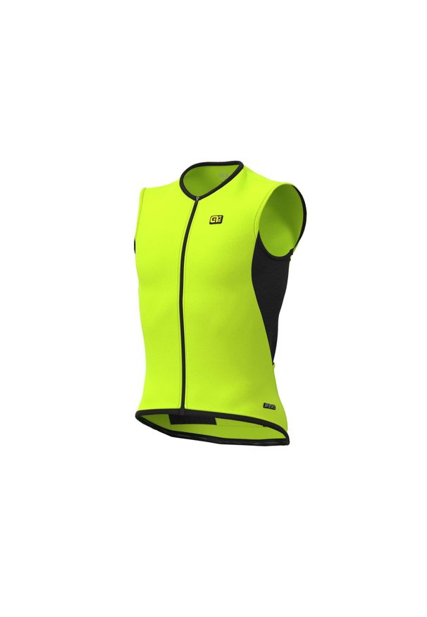 ALÉ CYCLING - Kamizelka rowerowa męska Alé Cycling R-EV1 Thermo. Kolor: czarny, żółty, wielokolorowy. Sport: kolarstwo