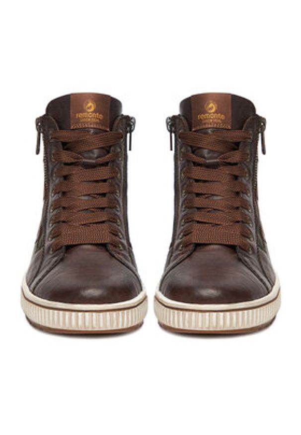 Remonte Sneakersy CEO-D0772-25 Brązowy. Kolor: brązowy. Materiał: skóra